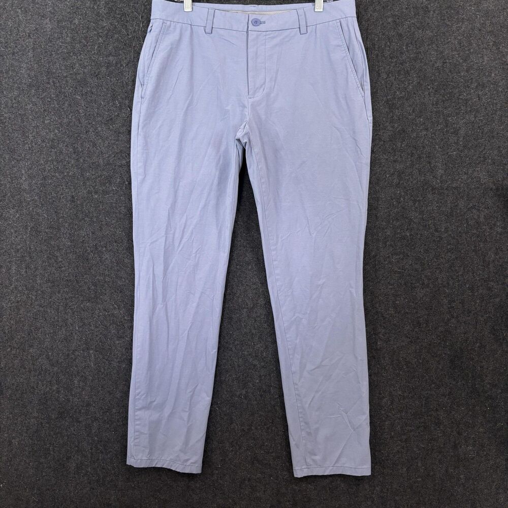 Vineyard Vines On-The-Go Pants Men's 35x32 Blue Stretch Chino Performance Golf